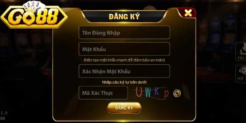 Đăng ký Go88 thuận tiện với chỉ ba bước