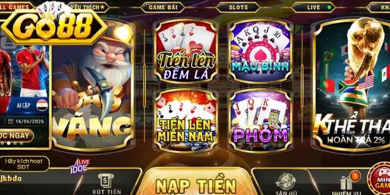 Chuyên mục game bài mang đến trải nghiệm ấn tượng